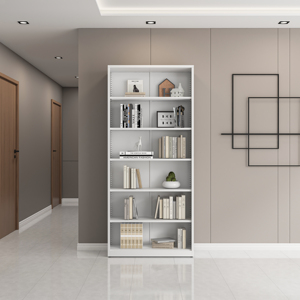 Modern Simplicity Space-saving Living Room Metal <strong>Wall</strong> <strong>Mounted</strong> Versatile 6 Layer Display Storage Rack Book Shelf <strong>Bookcase</strong> - Product Image 1