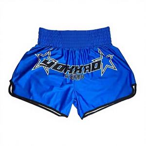 Pantalones Cortos de Muay Thai MMA de Alta Calidad, 100% Poliéster, para Niños, Pantalones Cortos de Kickboxing, Ropa de Artes Marciales - Product Image 2
