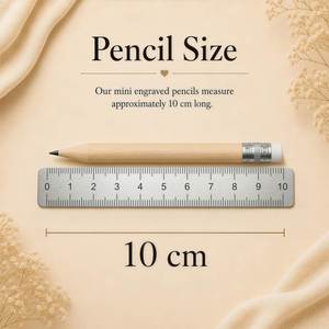 Crayons en bois gravés sur mesure avec gomme, pour cadeaux de baby shower, cadeaux de mariage, fournitures de bureau - Product Image 5