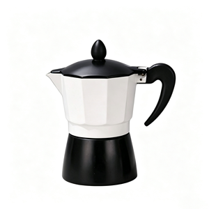 Cafetière Moka Rétro en Aluminium pour 3 ou 6 Tasses, Machine à Expresso Italienne pour Plaque de Cuisson, Personnalisable (Couleur, Logo, Motif), <span class=keywords><strong>Percolateur</strong></span> à Café OEM - Product Image 1
