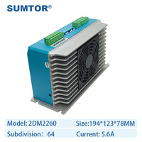 2DM2260 - Pilote de moteur pas à pas biphasé - 220V AC - Compatible avec les moteurs pas à pas Nema43 - Convient aux équipements d'automatisation