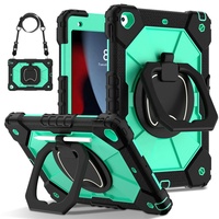 Étui pour tablette iPad Pro 11 A19 10e génération AIR 9.7 2026, coque de protection intégrale antichoc robuste avec support rotatif à 360°