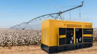 Skid-Montierter 150kW 187,5kVA Mobiler Diesel-Stromgenerator mit Schalldämpfendem Gehäuse, ATS, Leiser Offener Rahmen für Notfall-Backup