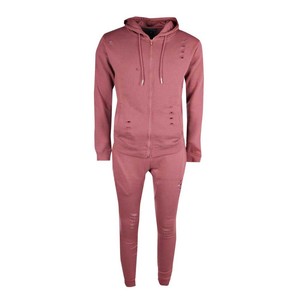 Ensemble de survêtement unisexe à capuche effet usé, pantalon de jogging de haute qualité avec logo personnalisé, nouveau design, coupe classique, vêtements pour adultes respirants - Product Image 1
