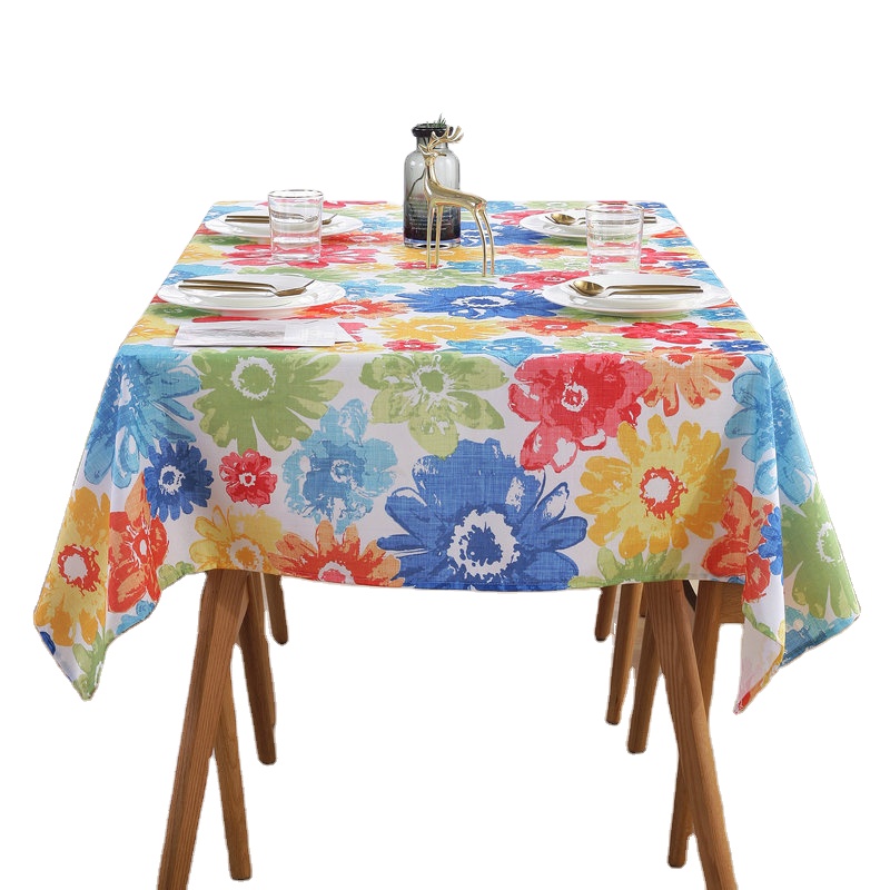 Скатерти из 100% хлопка с принтом по индивидуальному размеру/скатерть