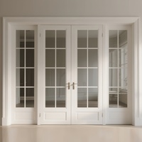 Porte française en aluminium de haute qualité, moderne et élégante, à double vitrage, pour villa