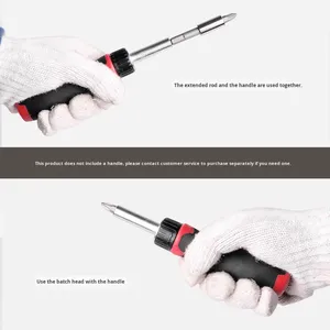 ชุดดอก<span class=keywords><strong>ไขควง</strong></span>เหล็กโครเมียมวานาเดียม 100 ชิ้น พร้อมดอก<span class=keywords><strong>ไขควง</strong></span>หัวแบน หัวแฉก หัวหกเหลี่ยม หัวดอกไม้ ขนาด 6.35 มม. - Product Image 3