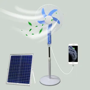 OEM ODM Convenient transportation solar DC table fan solar wall fan for home
