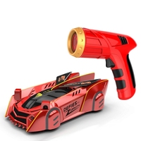 Escalade mural voiture télécommandée, deux Modes, rotation de 360 degrés, Anti-gravité, avec éclairage LED rouge, livraison gratuite