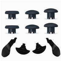 Lot de 10 pièces de rechange pour manette PS5 Dualsense EDGE : capuchons de joystick et extracteur de boutons arrière