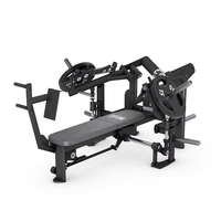 TOPTONS Machine de gymnastique chargée de plaque commerciale banc en acier presse couché poitrine intérieure équipement de Fitness