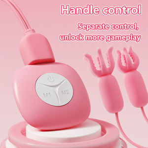 Elektrische Borstkolf Vergroting Tepelklemmen Massage Vibrator Borststimulator Vrouw Borstpomp Seksspeeltjes Voor Vrouwen - Product Image 4