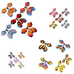 Farfalla Volante, Nuovo Giocattolo Curioso, Segnalibro Regalo, Rosso, con Funzione Scuotibile, per Oggetti di Scena in Carta, 5-7 Anni, Unisex, Disponibilità Immediata dalla Fabbrica - Product Image 3