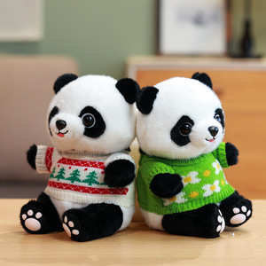 Peluche di <span class=keywords><strong>Panda</strong></span> con Maglione e Sciarpa, Morbido e Grande, Kawaii, Ottimo Regalo per Ragazzi e Ragazze - Product Image 5