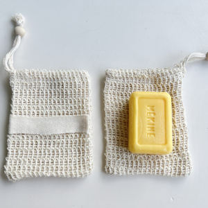 2025 Zeepspaarzak Natuurlijke Sisal Exfoliërende Zeepzak Netto Afval Plastic-Vrij Exfoliërend Schuim En Drogende Zeephouder - Product Image 4