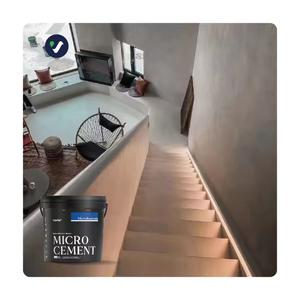 Vanlei Microrock High Adhesion Micro <strong>Cement</strong> Environmental Friendly Flooring <strong>Paint</strong> 15m Coverage for Exterior Interior Coating - Product Image 1