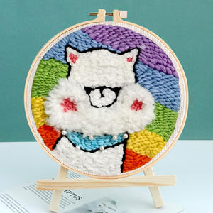 <span class=keywords><strong>Kit</strong></span> de <span class=keywords><strong>Bordado</strong></span> <span class=keywords><strong>Ruso</strong></span> con Aguja Mágica con Tema de Pareja - Pintura con Hilo, Manualidades, Arte con Aguja Mágica |   Regalo Personalizado para Aliviar el Estrés - Product Image 2