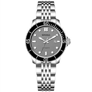 Montres-bracelets pour hommes WINGMAN, mouvement automatique Miyota, logo tendance, marque japonaise, personnalisées, étanches 2020, acier inoxydable - Product Image 3