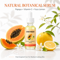 Sérum à la papaye et à la vitamine C, extrait de papaye, acide ascorbique, niacinamide, acide hyaluronique, formule hydratante pour le visage