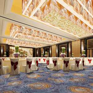 Tapis en nylon imprimé confortable, fabriqué à la machine, anti-salissure, antibactérien, antidérapant pour salle de conférence - Product Image 5