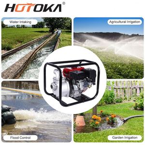 <span class=keywords><strong>Pompe</strong></span> à eau à <span class=keywords><strong>essence</strong></span> HOTOKA 7,5 CV 163 cm³, moteur 4 temps, 2 pouces, haute pression, pour l'irrigation agricole - Product Image 5