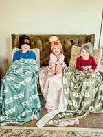 Cadeaux pour la Fête des Mères, couverture en polaire pour bébé personnalisée avec plusieurs noms, écologique, toute saison, vente en gros