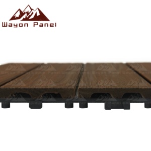 Wayon mangkuk lantai, bertekstur kayu minimalis menyatu ubin lantai tahan air luar ruangan untuk halaman - Product Image 3