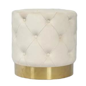 Fournisseur doré OEM ODM Salon Chambre à coucher Hôtel Restaurant cadre <span class=keywords><strong>en</strong></span> <span class=keywords><strong>bois</strong></span> repose-pieds siège <span class=keywords><strong>de</strong></span> <span class=keywords><strong>rechange</strong></span> capitonné - Product Image 1