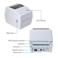 Impresora de Etiquetas de Códigos de Barras Térmica 450B 203dpi 110mm, para Envíos y Paquetes, Interfaz USB, SDK, 1 Año de Garantía, en Stock