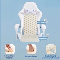Chaise de jeu rose pour fille, chaise de course pour jeux électroniques, chaise d'étude pour enfants, fauteuil d'ordinateur, fournisseur de meubles de bureau et de maison en Thaïlande