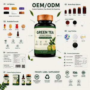 Cápsulas quemagrasas abdominales OEM/ODM con té verde, L-carnitina, vitaminas B, apoyo al metabolismo, suplemento adelgazante corporal - Product Image 6