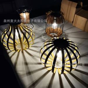 Lámpara Solar de Hierro para Jardín, Luz LED para Exteriores, 12V CC, Mono Si, 3 Años de Garantía - Product Image 2