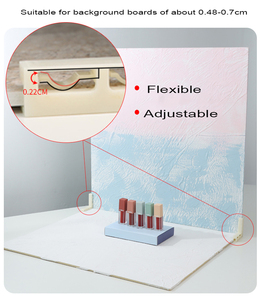 Hard Board Clamp for Photography Waterproof Food Shooting PVC Backdrop Board Foam Board Clips for Photo Prop <strong>Backgrounds</strong> - Product Image 3
