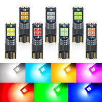 Bombilla LED T10 para Auto W5W Canbus 168 194 6000K 3030 10-SMD Blanca para Luz Interior de Auto, Luces de Estacionamiento, Sin Errores, 12V