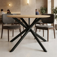 Pieds de table en acier au carbone pour tables de salle à manger, bureaux et tables à plateau – Conception robuste avec tubes épaissis pour une forte capacité de charge