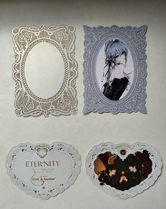 Cartes de journal en dentelle découpées au laser de luxe, papier vintage <span class=keywords><strong>Ephemera</strong></span> pour la décoration de scrapbooking - Product Image 5