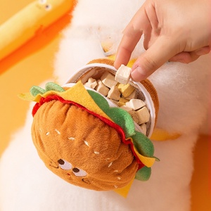 กระเป๋าเป้สะพายหลังลายแฮมเบอร์เกอร์และเฟรนช์ฟรายส์น่ารัก ทนทาน ป้องกันการหลุดรอด สายจูงสัตว์เลี้ยงสำหรับใช้งานกลางแจ้ง สำหรับสุนัขและแมว - Product Image 6