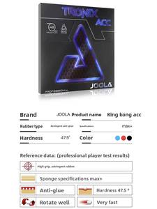 JOOLA <span class=keywords><strong>TRONIX</strong></span> Caoutchouc inversé de style allemand à énergie interne, modèle ACC, en boîte - Product Image 2
