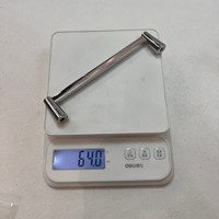 Poignées de tiroir en alliage de zinc massif, noir mat/chrome, quincaillerie moderne pour armoires de cuisine, chambre et salle de bain