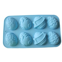 Nouveau moule en silicone pour œufs de Pâques, moule à chocolat pour œufs de Pâques, pour la peinture DIY des œufs de Pâques