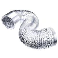 Tuyau de ventilation flexible en aluminium, résistant aux hautes températures, pour système de ventilation HVAC
