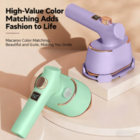 Mini fer électrique sans fil portatif automatique de couleur de macaron pour l'appareil commercial de ménage