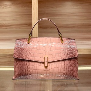 Borsa da <span class=keywords><strong>donna</strong></span> con motivo quadrato per uso quotidiano borsa Messenger da <span class=keywords><strong>donna</strong></span> alla moda alligatore - Product Image 3