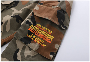นิวเพลเยอร์ไม่รู้ชื่อใคร's Battlegrounds เสื้อยืดสีเขียวมะกอกพิมพ์ลาย กางเกงลายพราง ชุดเด็ก 2 ชิ้น ชุดวอร์ม - Product Image 6
