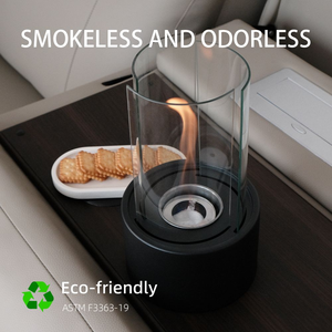 Moderna Mesa de Exterior con Chimenea de Bioetanol, Pequeña, Independiente, Portátil, para Fiestas - Product Image 6