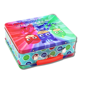 Thanh lịch lớn trang trí Cookies kim loại <span class=keywords><strong>tin</strong></span> Hộp Ăn Trưa với xử lý đối với lưu trữ và hiển thị - Product Image 3