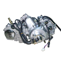 Lifan 140cc 150cc moteur horizontal monocylindre CDI 4 temps embrayage automatique moteur de démarrage électrique à 5 vitesses