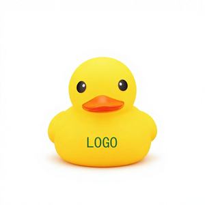 定制批量印刷聚氯乙烯橡胶鸭形浴缸沐浴玩具，带图案设计 - Product Image 3