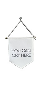 ธงแขวนผ้าแคนวาสผ้าลินินคุณภาพสูงแบบพกพา สองด้านผ้าซาติน แต่งขอบด้วยริบบิ้นสีทอง มีหลายสีหลายขนาด - Product Image 6