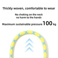 Accessoires pour animaux de compagnie chats et chiens Nylon Luxe Collier et ensemble de laisse pour chien Corde laisse glissante